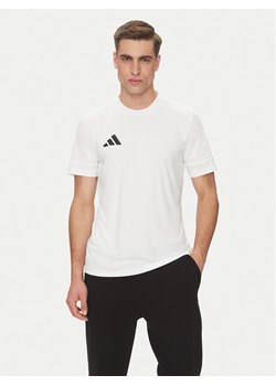 adidas Koszulka techniczna Squadra 25 Jersey JG5834 Biały Slim Fit ze sklepu MODIVO w kategorii T-shirty męskie - zdjęcie 181088822