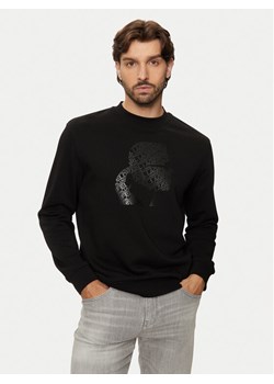 KARL LAGERFELD Bluza 705039 544910 Czarny Regular Fit ze sklepu MODIVO w kategorii Bluzy męskie - zdjęcie 181088871