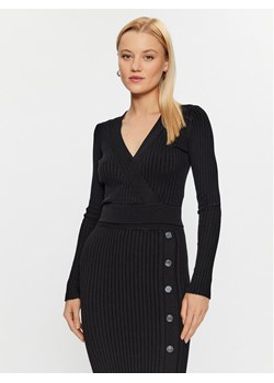 Guess Sweter Lucie W3BR29 Z2V42 Czarny Slim Fit ze sklepu MODIVO w kategorii Swetry damskie - zdjęcie 181088942