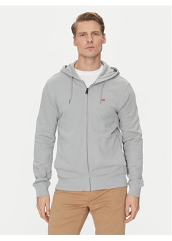 Napapijri Bluza Balis NP0A4HHV Szary Regular Fit ze sklepu MODIVO w kategorii Bluzy męskie - zdjęcie 181089102