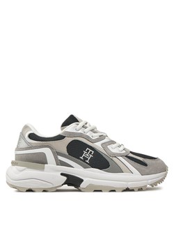 Tommy Hilfiger Sneakersy Modern Rugged Runner FW0FW08385 Szary ze sklepu MODIVO w kategorii Buty sportowe damskie - zdjęcie 181089292