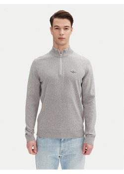 Aeronautica Militare Sweter 251MA1489L506 Szary Regular Fit ze sklepu MODIVO w kategorii Swetry męskie - zdjęcie 181089330
