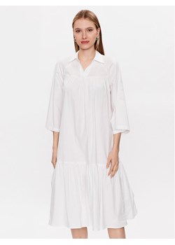 Moss Copenhagen Sukienka koszulowa Danaya 17266 Biały Regular Fit ze sklepu MODIVO w kategorii Sukienki - zdjęcie 181089333