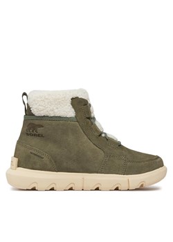 Sorel Botki Explorer Next™ Carnival Wp NL5026-397 Zielony ze sklepu MODIVO w kategorii Botki - zdjęcie 181089394