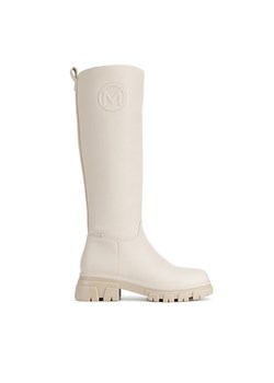 MEXX Oficerki MI001805143W Beżowy ze sklepu MODIVO w kategorii Kozaki damskie - zdjęcie 181089433