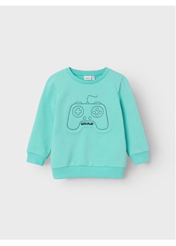 NAME IT Bluza Bowis 13226397 Turkusowy Regular Fit ze sklepu MODIVO w kategorii Bluzy chłopięce - zdjęcie 181089591