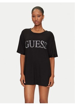 Guess T-Shirt E5GI07 K68D2 Czarny Regular Fit ze sklepu MODIVO w kategorii Bluzki damskie - zdjęcie 181089784