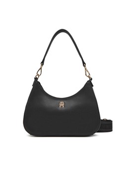 Tommy Hilfiger Torebka Th Logotape Shoulder Bag AW0AW17226 Czarny ze sklepu MODIVO w kategorii Torebki damskie - zdjęcie 181089891