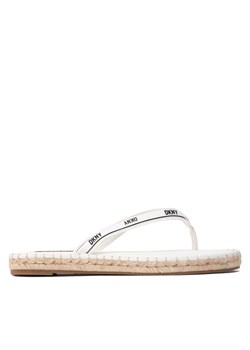 DKNY Espadryle Tabatha K1240129 Biały ze sklepu MODIVO w kategorii Klapki damskie - zdjęcie 181090053