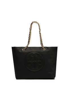 Tory Burch Torebka Ella Chain Tote 152313 Czarny ze sklepu MODIVO w kategorii Torby Shopper bag - zdjęcie 181090242