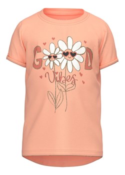 NAME IT T-Shirt 13215038 Pomarańczowy Regular Fit ze sklepu MODIVO w kategorii Bluzki dziewczęce - zdjęcie 181090274