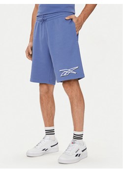 Reebok Szorty sportowe Vector Pack Ri Logo 100202404 Niebieski Regular Fit ze sklepu MODIVO w kategorii Spodenki męskie - zdjęcie 181090361