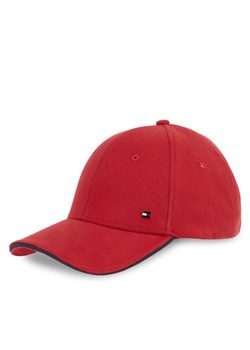 Tommy Hilfiger Czapka z daszkiem Th Corp Flannel 6 Panel Cap AM0AM13164 Czerwony ze sklepu MODIVO w kategorii Czapki z daszkiem męskie - zdjęcie 181090401