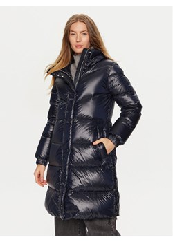 Woolrich Kurtka puchowa Aliquippa Long CFWWOU0926FRUT3085 Granatowy Regular Fit ze sklepu MODIVO w kategorii Kurtki damskie - zdjęcie 181090462
