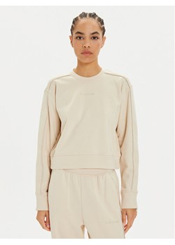 Calvin Klein Underwear Bluza 000QS7264E Beżowy Regular Fit ze sklepu MODIVO w kategorii Bluzy damskie - zdjęcie 181090464