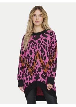 ONLY Sweter Helena 15332159 Różowy Oversize ze sklepu MODIVO w kategorii Swetry damskie - zdjęcie 181090564