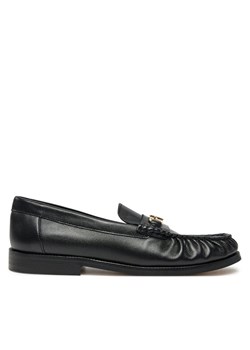 Tommy Hilfiger Mokasyny Soft Leather Horsebit Loafer FW0FW08414 Czarny ze sklepu MODIVO w kategorii Mokasyny damskie - zdjęcie 181090592