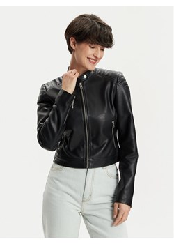 JJXX Kurtka z imitacji skóry Ava 12258376 Czarny Slim Fit ze sklepu MODIVO w kategorii Kurtki damskie - zdjęcie 181090741
