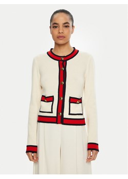 Luisa Spagnoli Kardigan Mangora 58591 Beżowy Regular Fit ze sklepu MODIVO w kategorii Swetry damskie - zdjęcie 181090870