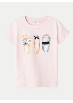 NAME IT T-Shirt Dessy 13241017 Różowy Standard Fit ze sklepu MODIVO w kategorii Bluzki dziewczęce - zdjęcie 181090881