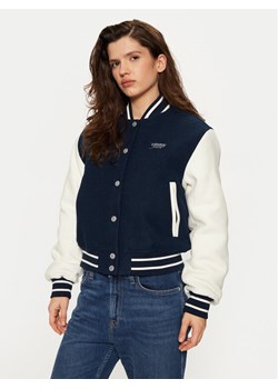 Tommy Jeans Kurtka bomber DW0DW19320 Granatowy Regular Fit ze sklepu MODIVO w kategorii Kurtki damskie - zdjęcie 181090934