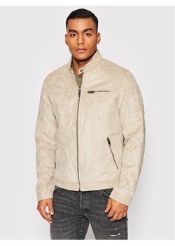 Jack&Jones Kurtka z imitacji skóry Rocky 12147218 Beżowy Regular Fit ze sklepu MODIVO w kategorii Kurtki męskie - zdjęcie 181091202