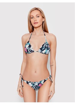 Roxy Góra od bikini Blossom Babe Smocked ERJX304699 Granatowy ze sklepu MODIVO w kategorii Stroje kąpielowe - zdjęcie 181091353