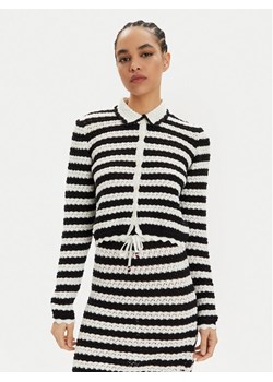 Tommy Jeans Kardigan DW0DW17756 Czarny Regular Fit ze sklepu MODIVO w kategorii Swetry damskie - zdjęcie 181091374