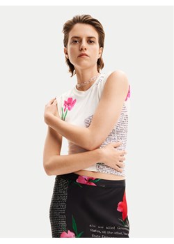 Desigual T-Shirt Mirna 24SWTK10 Biały Slim Fit ze sklepu MODIVO w kategorii Bluzki damskie - zdjęcie 181091482