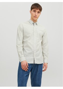 Jack&Jones Koszula 12235969 Biały Slim Fit ze sklepu MODIVO w kategorii Koszule męskie - zdjęcie 181091604