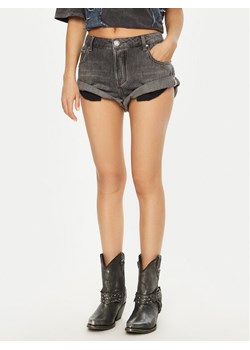 One Teaspoon Szorty jeansowe Bandits 26845 Szary Regular Fit ze sklepu MODIVO w kategorii Szorty - zdjęcie 181091643