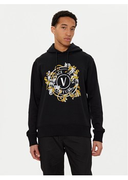 Versace Jeans Couture Bluza 78GAIC01 Czarny Regular Fit ze sklepu MODIVO w kategorii Bluzy męskie - zdjęcie 181091661