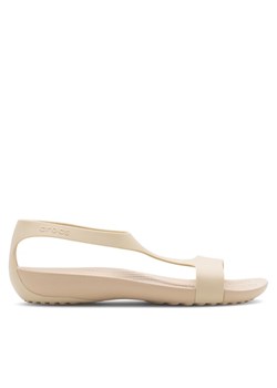 Crocs Sandały SERENA SANDAL 205469-212 Beżowy ze sklepu MODIVO w kategorii Sandały damskie - zdjęcie 181091722