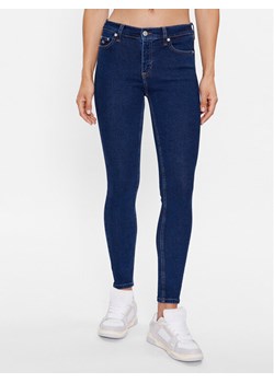 Tommy Jeans Jeansy Nora DW0DW16008 Granatowy Skinny Fit - id: 0000302246052 - marki Tommy Jeans - 181091792 Tommy Jeans Jeansy Nora DW0DW16008 Granatowy Skinny Fit ze sklepu MODIVO w kategorii Jeansy damskie - zdjęcie 181091792