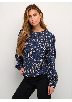 Kaffe Bluzka Via 10507520 Granatowy Loose Fit ze sklepu MODIVO w kategorii Bluzki damskie - zdjęcie 181091844