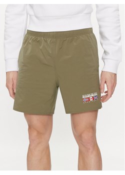 Napapijri Szorty kąpielowe V-Sahtu NP0A4HON Zielony Regular Fit ze sklepu MODIVO w kategorii Kąpielówki - zdjęcie 181091870