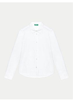 United Colors Of Benetton Koszula 5X9ZCQ03A Biały Regular Fit ze sklepu MODIVO w kategorii Koszule chłopięce - zdjęcie 181091932