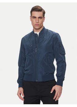 SCHOTT N.Y.C. Kurtka bomber Airstar Granatowy Regular Fit ze sklepu MODIVO w kategorii Kurtki męskie - zdjęcie 181092062