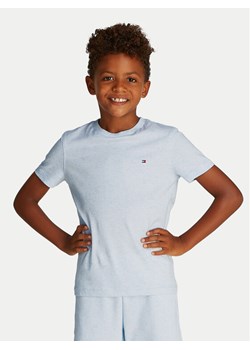 Tommy Hilfiger T-Shirt Essential KB0KB06879 D Błękitny Regular Fit ze sklepu MODIVO w kategorii T-shirty chłopięce - zdjęcie 181092144