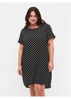 Zizzi Sukienka letnia CA02310P Czarny Loose Fit ze sklepu MODIVO w kategorii Sukienki - zdjęcie 181092254