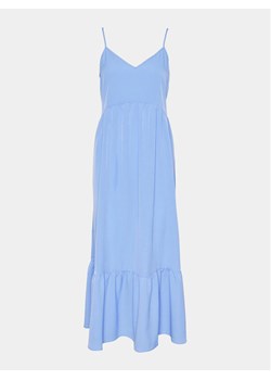 Pieces Sukienka letnia Sade 17146543 Niebieski Wide Fit ze sklepu MODIVO w kategorii Sukienki - zdjęcie 181092281