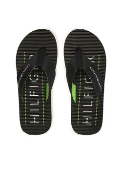Tommy Hilfiger Japonki Massage Footbed Beach Sandal FM0FM04474 Granatowy ze sklepu MODIVO w kategorii Klapki męskie - zdjęcie 181092342