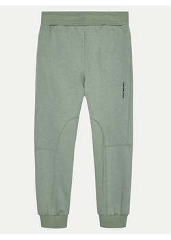 Calvin Klein Jeans Spodnie dresowe Minimalistic Logo IB0IB02123 Zielony Regular Fit ze sklepu MODIVO w kategorii Spodnie chłopięce - zdjęcie 181092374
