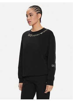 EA7 Emporio Armani Bluza 3DTM02 TJSYZ 0200 Czarny Regular Fit ze sklepu MODIVO w kategorii Bluzy damskie - zdjęcie 181092523