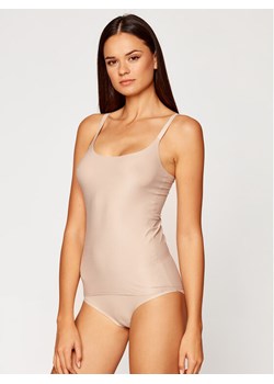 Chantelle Top Soft Stretch C10620 Beżowy Slim Fit ze sklepu MODIVO w kategorii Bluzki damskie - zdjęcie 181092820