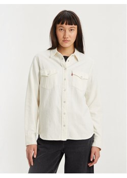 Levi's® Koszula Essential Western 167860014 Écru Regular Fit ze sklepu MODIVO w kategorii Koszule damskie - zdjęcie 181092924