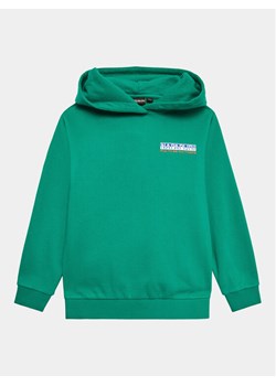 Napapijri Bluza NP0A4HGB D Zielony Regular Fit ze sklepu MODIVO w kategorii Bluzy chłopięce - zdjęcie 181093001