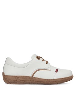 Go Soft Półbuty WI23-COMFORT-01 Biały ze sklepu MODIVO w kategorii Półbuty damskie - zdjęcie 181093092