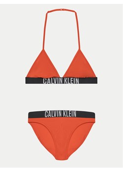 Calvin Klein Swimwear Strój kąpielowy KY0KY00090 Czerwony ze sklepu MODIVO w kategorii Stroje kąpielowe - zdjęcie 181093122