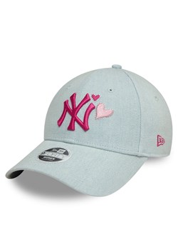 New Era Czapka z daszkiem New York Yankees Denim Icon 9Forty 60595356 Błękitny ze sklepu MODIVO w kategorii Czapki z daszkiem damskie - zdjęcie 181093193